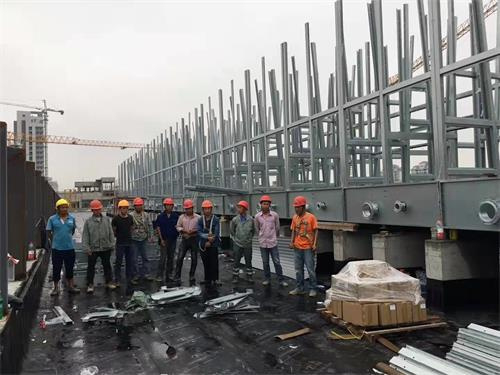 冷卻塔的制作方法(冷卻塔機組的工作原理圖)